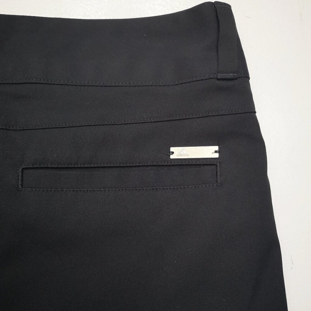 Adidas Brand Ladies Size 8 Black Bermuda Length Active Shorts - Picture 8 of 11